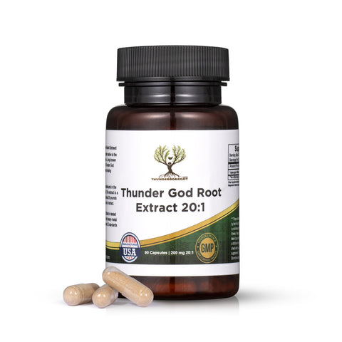 Thunder God Vine Root 20:1 Capsules 200mg 90 Count